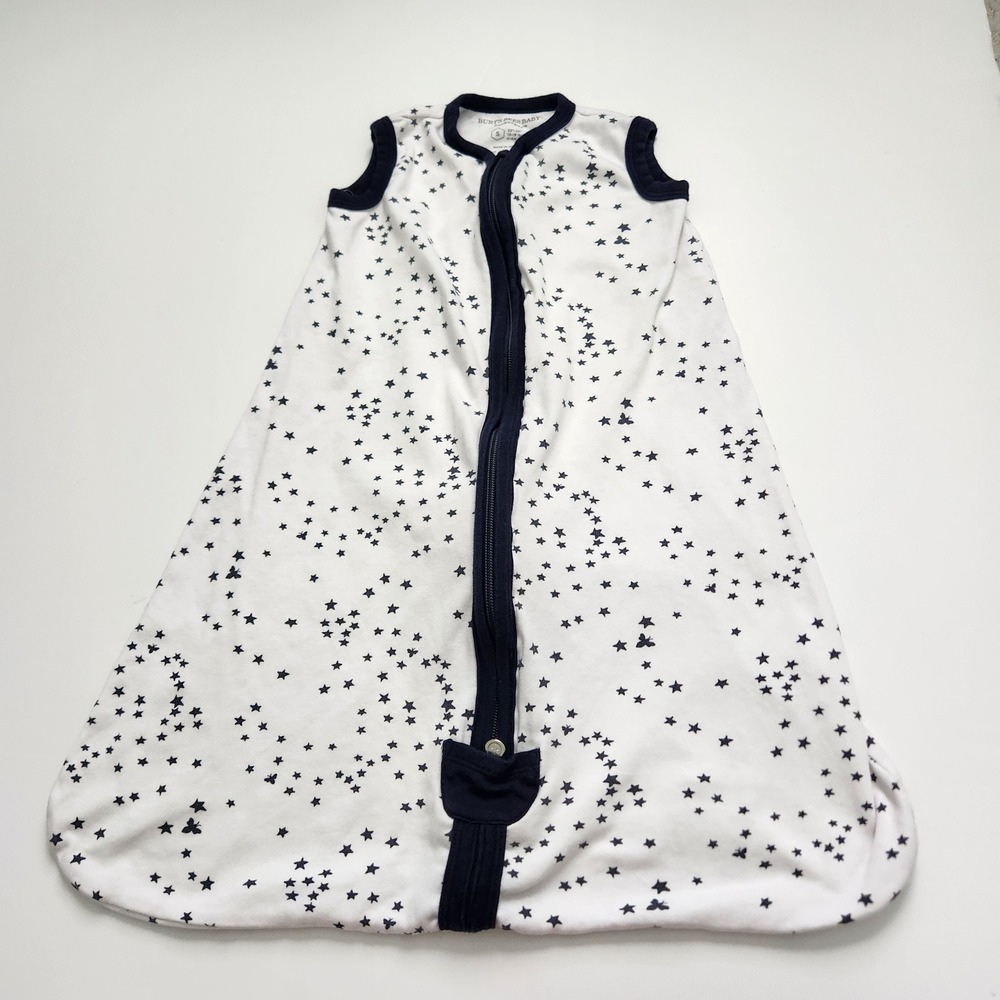 Burt's Bees Baby Beekeeper Sleep Sack Stars Organic Cotton Small 0-6M